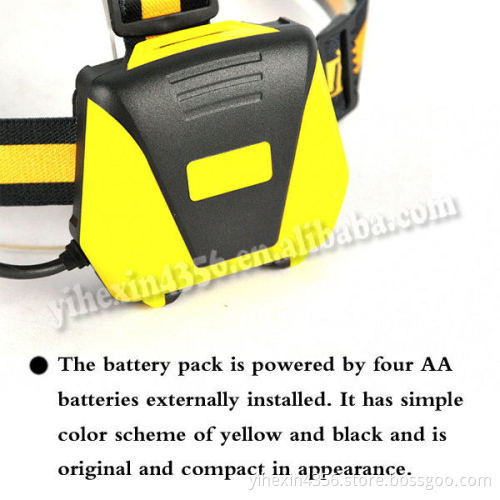 Boruit B17 High Powerful 4pcs AA battery Aluminum Alloy LED Headlamp